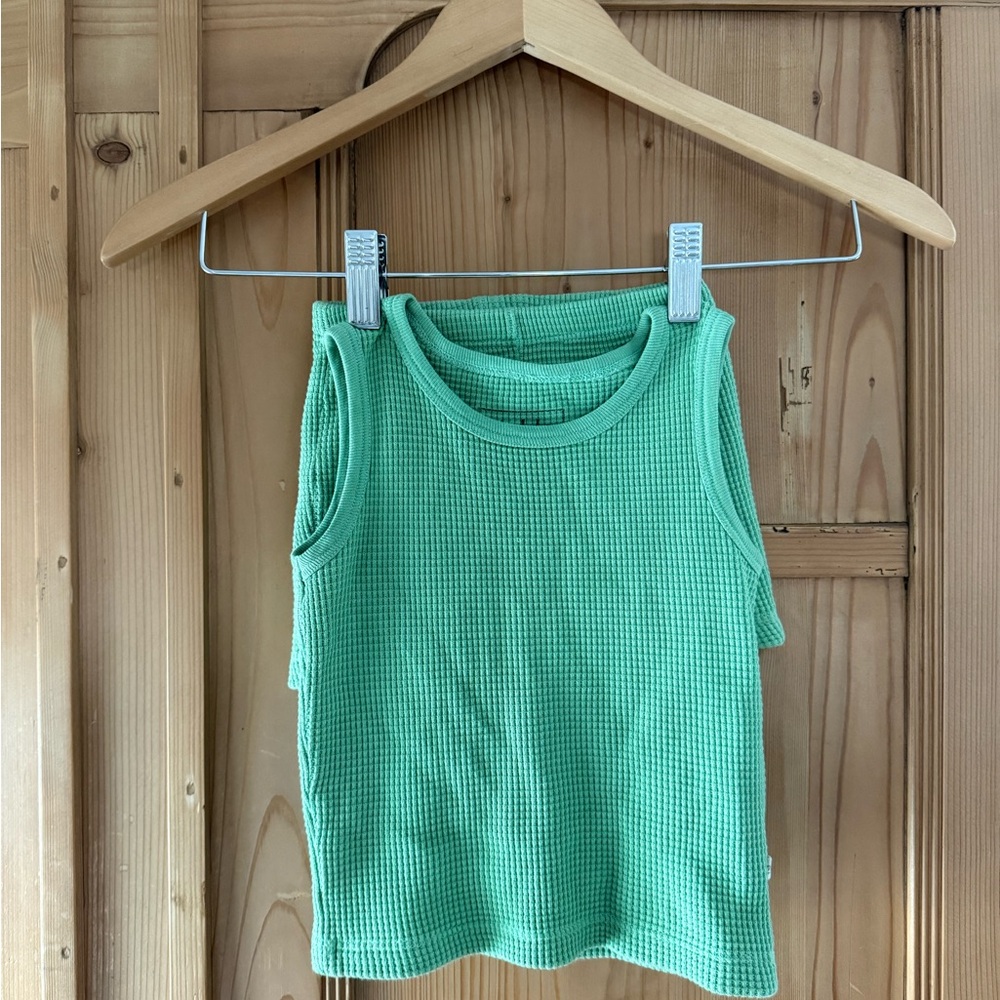 Noble Organic Waffle Tank Set